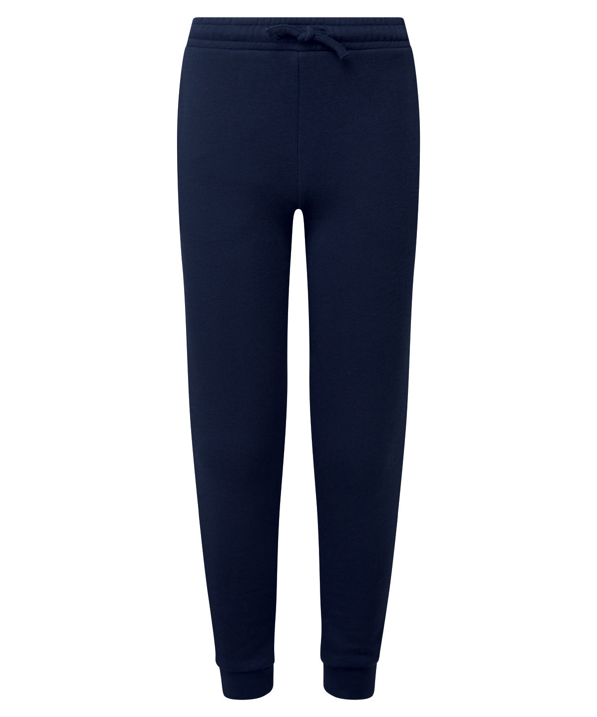 TriDri Kids recycled joggers in Navy, front view