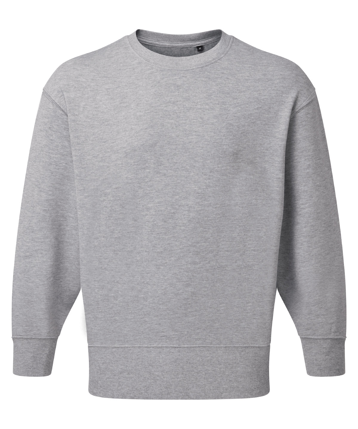 TriDri Recycled sweatshirt in Heather Grey, front view