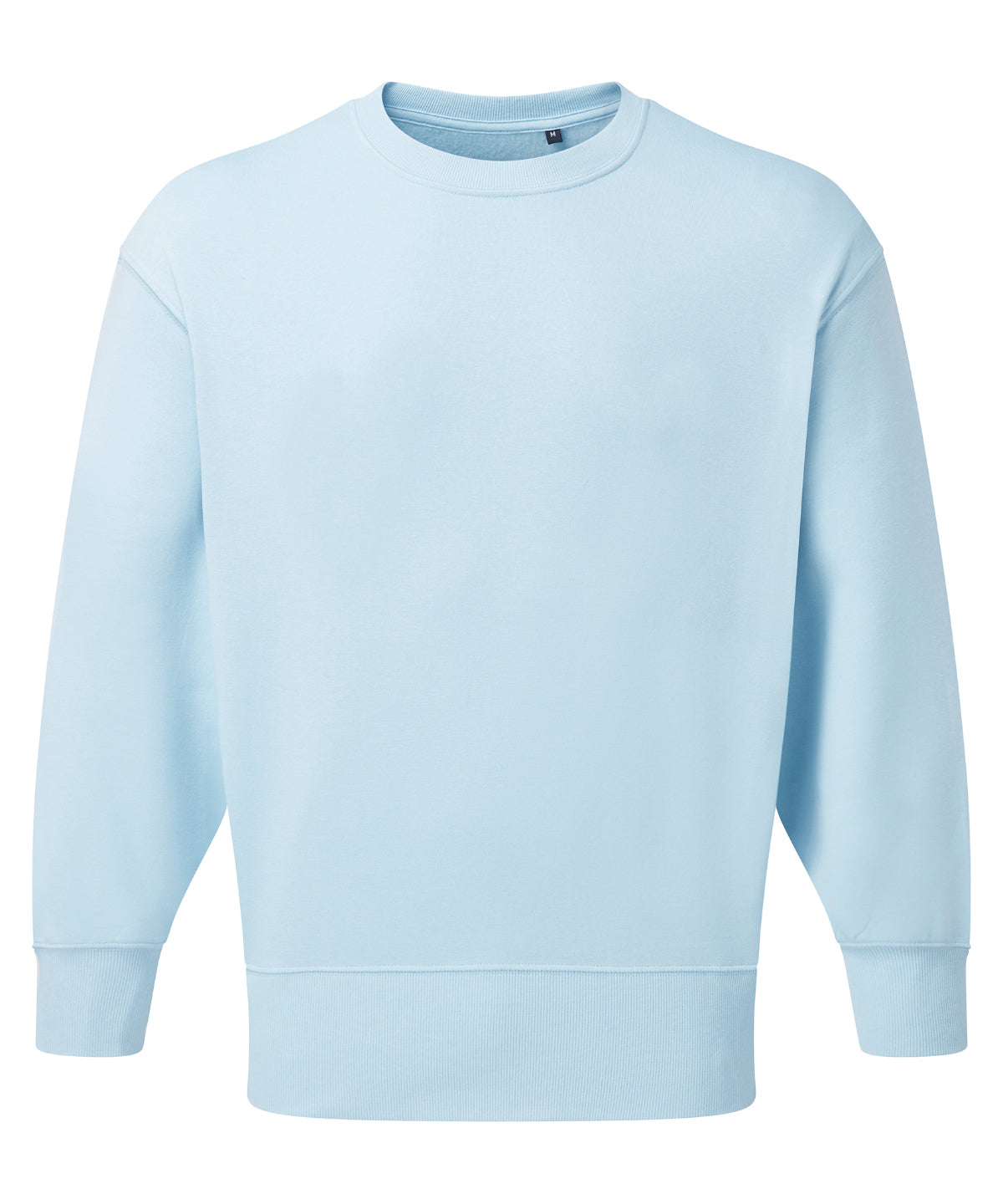 TriDri Recycled sweatshirt in Sky Blue, front view