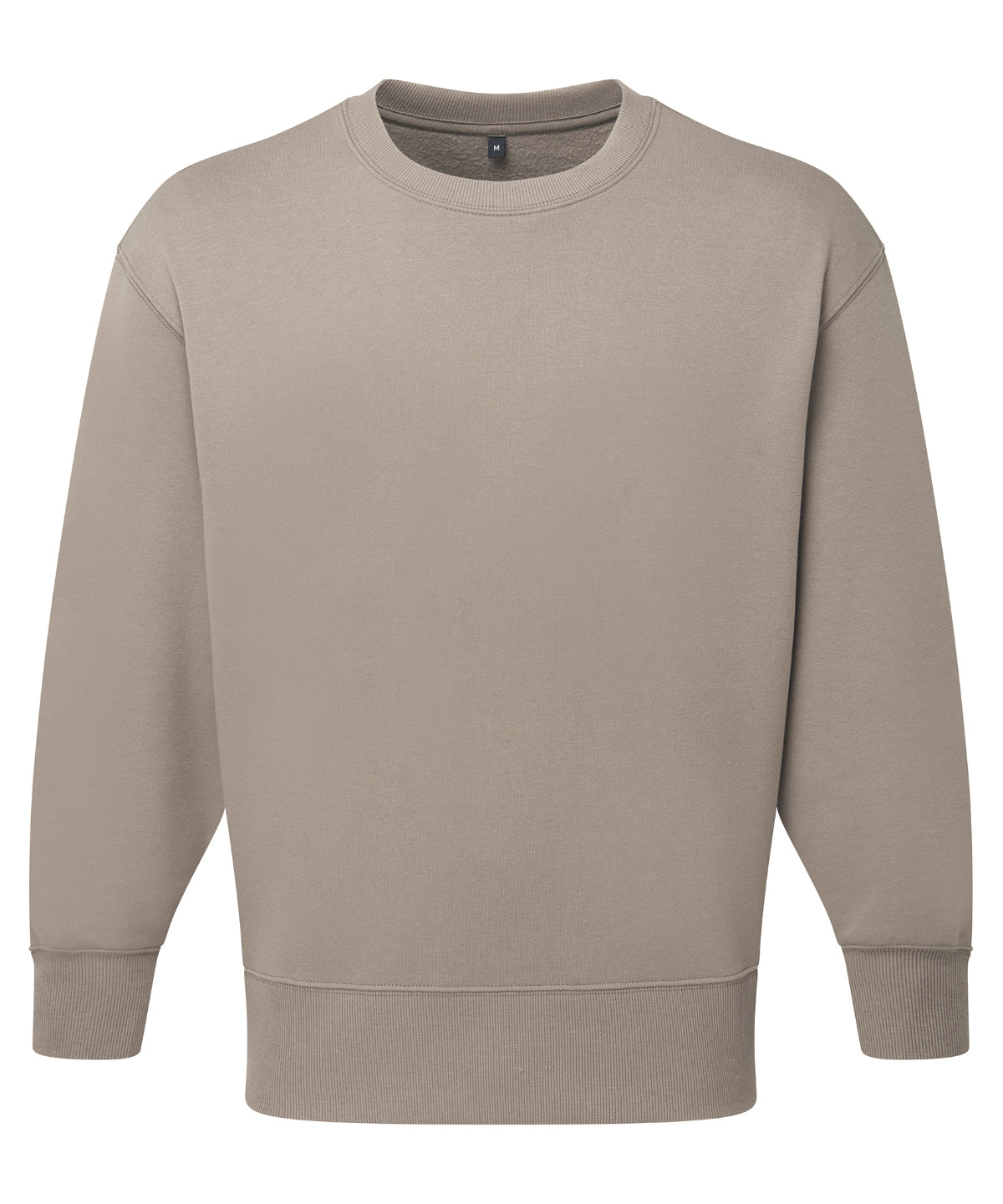 TriDri Recycled sweatshirt in Stone, front view