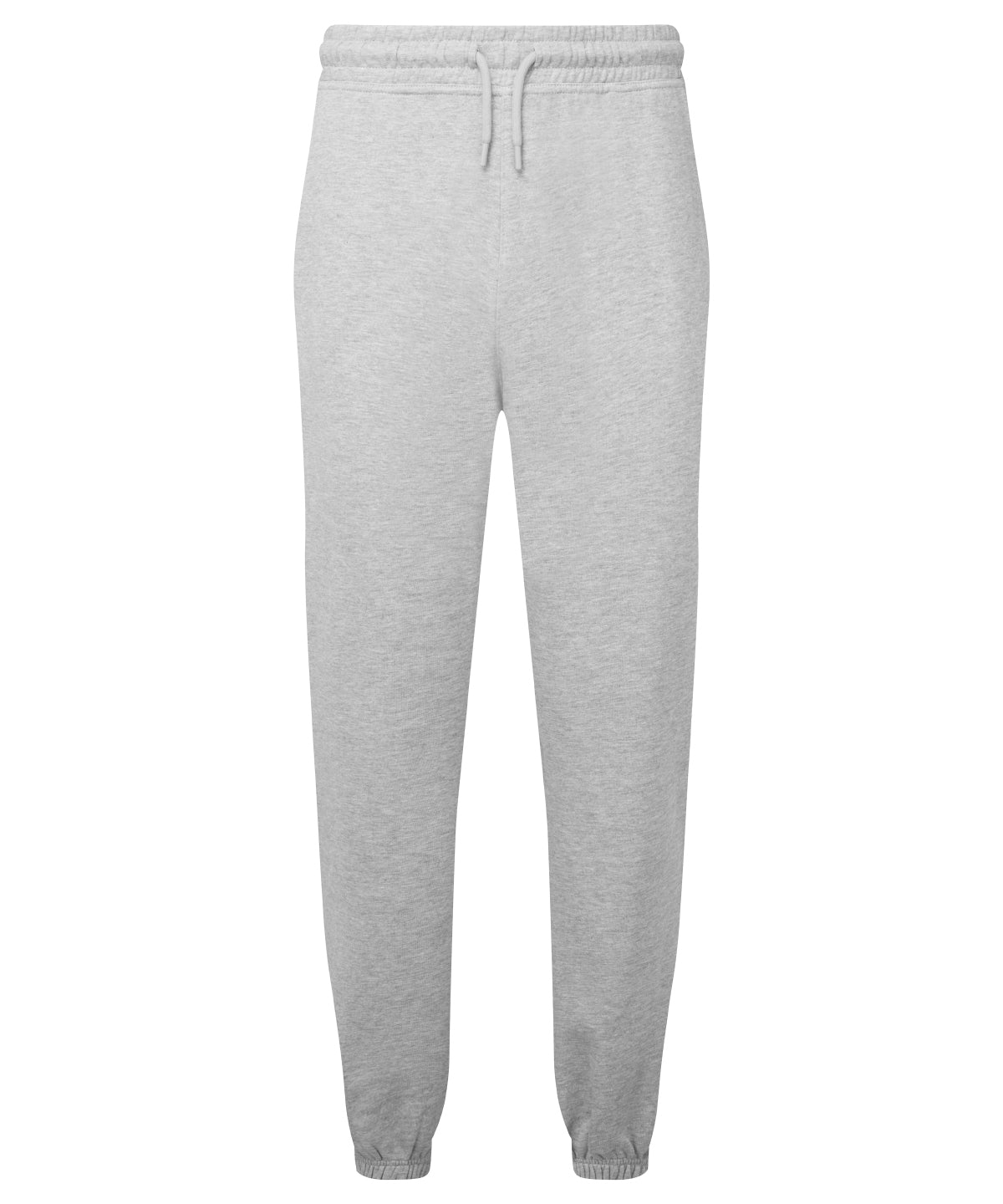 TriDri Recycled joggers in Heather_20Grey, front view