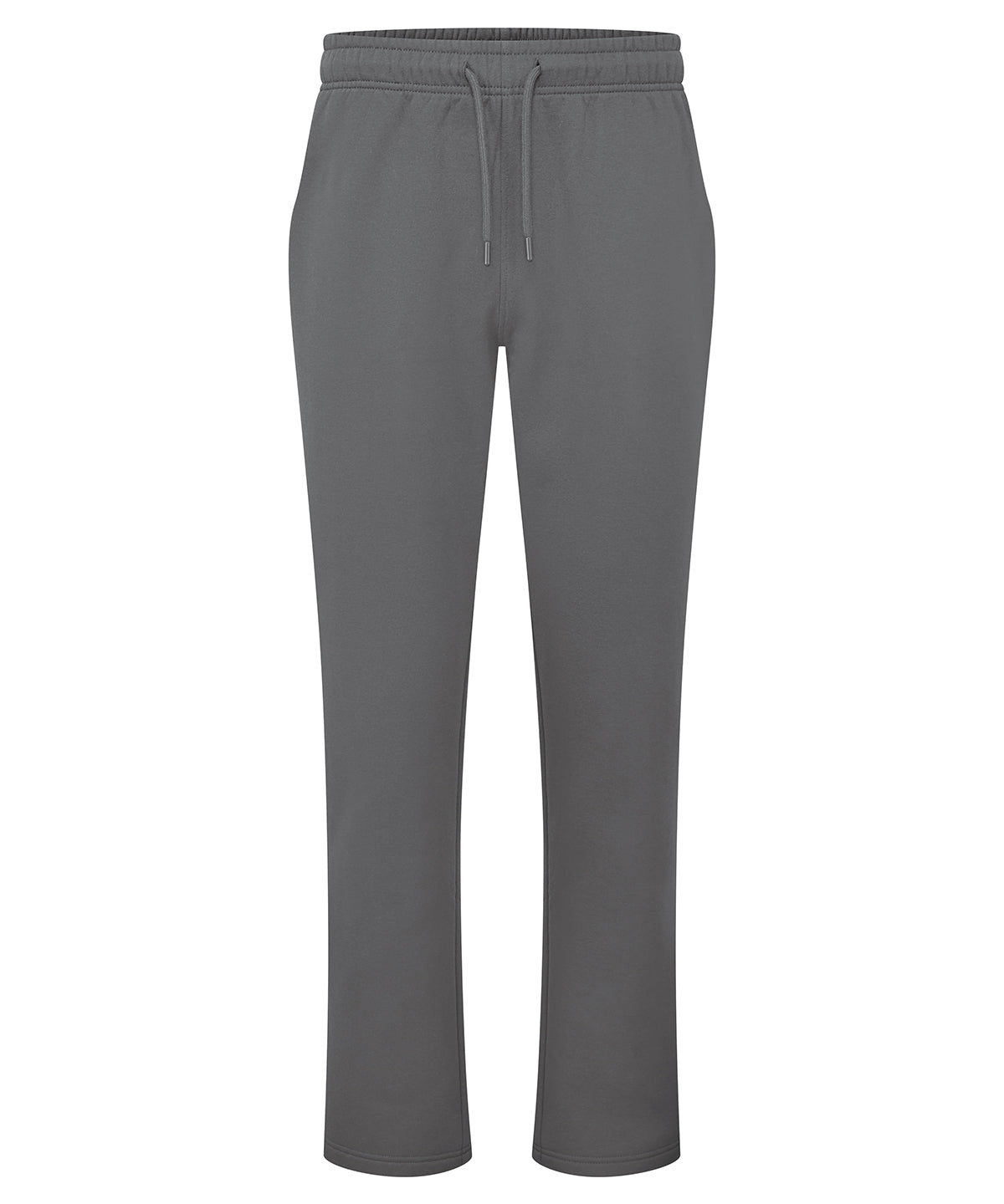 TriDri Straight leg joggers in Charcoal, front view