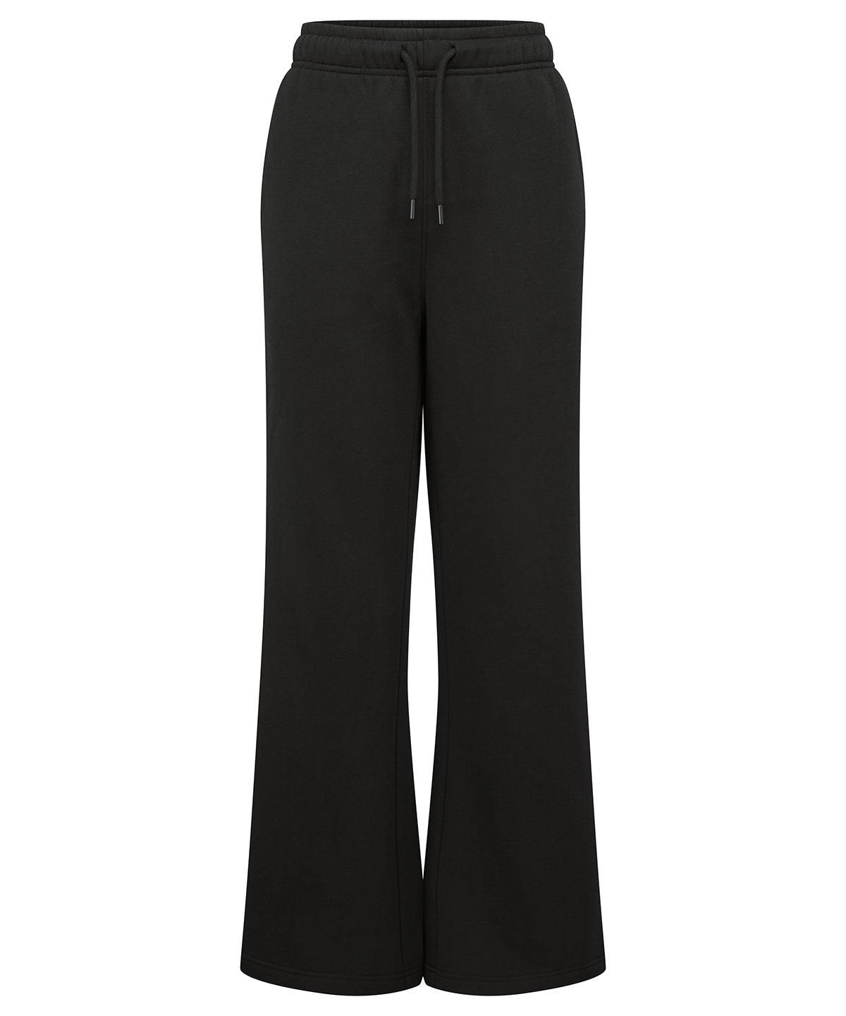 TriDri Women’s wide leg joggers in Black, front view