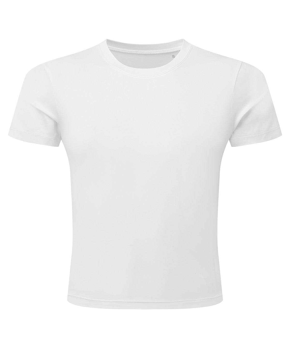 TriDri Women's luxe fitted tee in White, front view