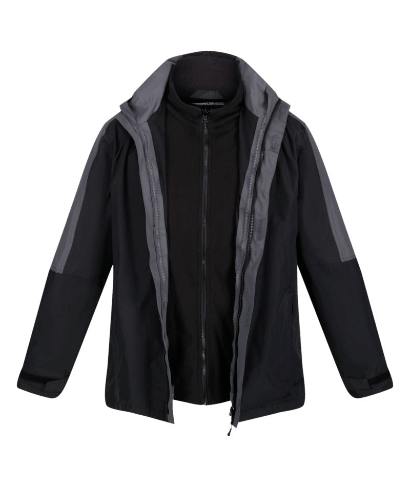 Regatta Professional - Defender III Waterproof 3-in-1 Jacket - Black/Sealgr