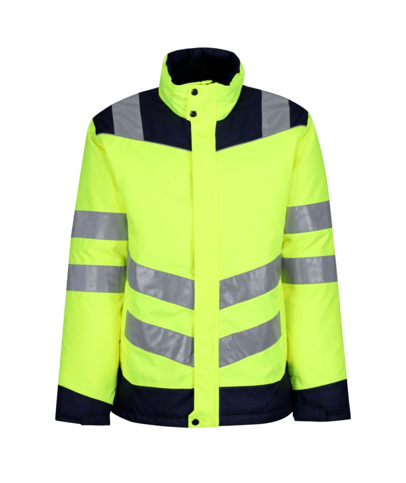 Regatta Professional - Men's Hi-Vis Powercell 5000 Thermogen Heated Jacket - Yellow/Navy