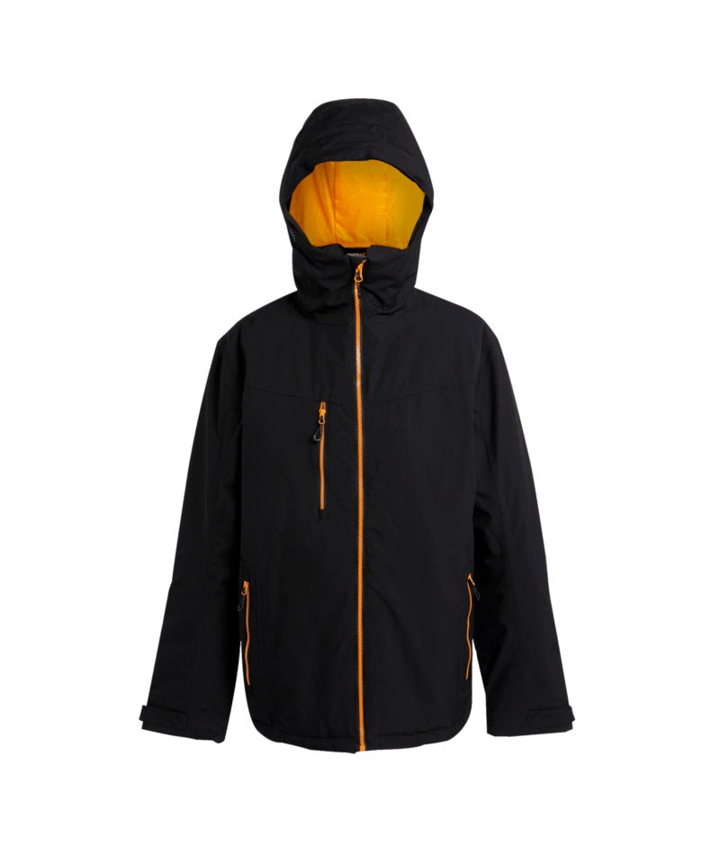 Regatta Professional - Navigate Waterproof Insulated Jacket - Black/OrangePop