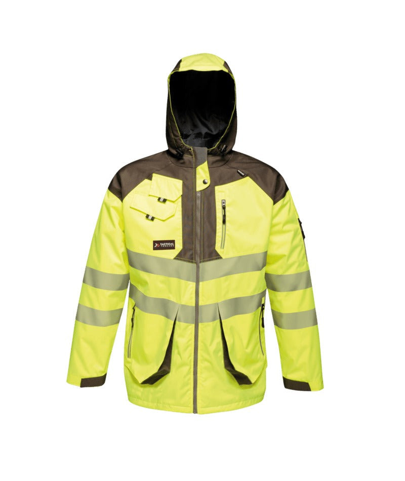 Regatta Professional - Hi-Vis Tactical Jacket - Yellow/Grey