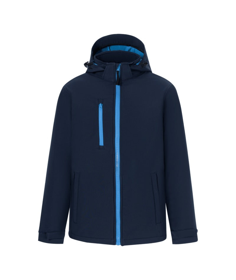 Regatta Professional - Venturer 3-Layer Hooded Printable Softshell Jacket - Navy(FrcBlu)