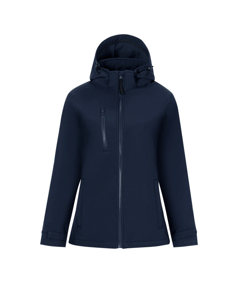 Regatta Professional - Women’s Venturer 3-Layer Hooded Printable Softshell Jacket - Navy(Navy)