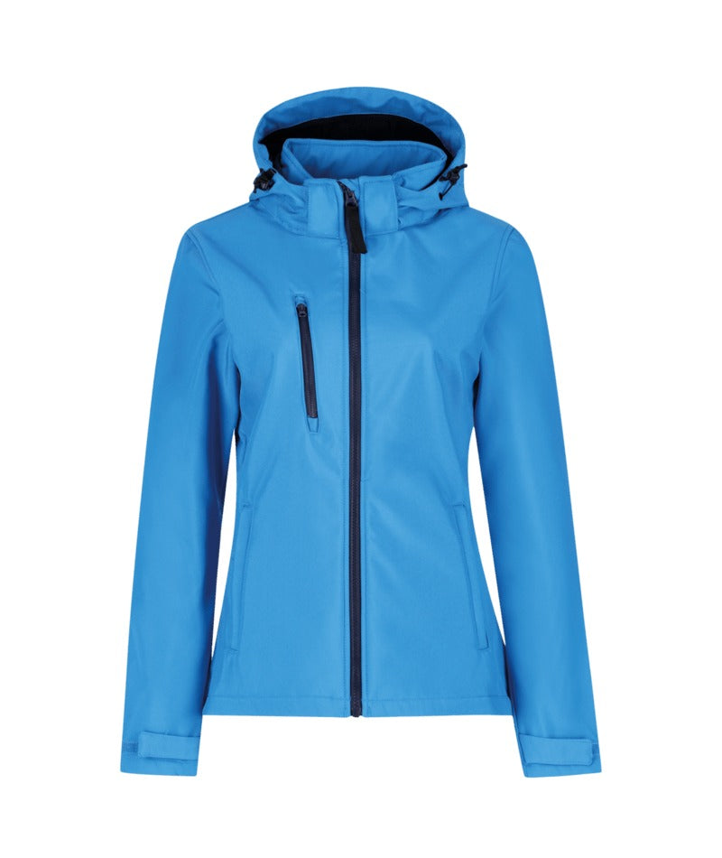 Regatta Professional - Women’s Venturer 3-Layer Hooded Printable Softshell Jacket - FrchBl(Navy)