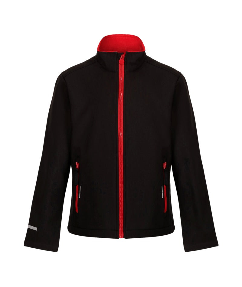 Regatta Professional - Junior Ablaze Softshell - Blk/ClssicRd