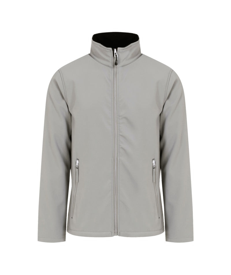 Regatta Professional - Men's Ascender 2 Layer Softshell Jacket - Mineral Grey/Black