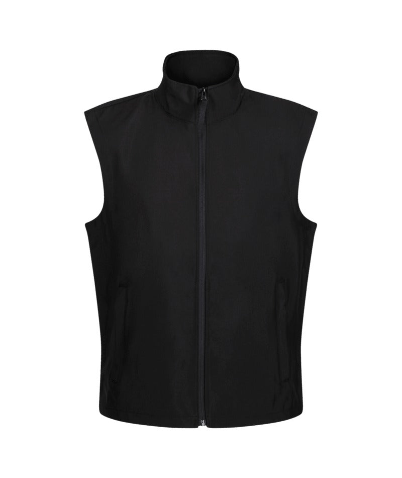 Uneek x5 Polo + x3 Tee + x2 Sweatshirt + Regatta Bodywarmer Pack - Regatta Professional TRA820 Classic Printable Softshell Bodywarmer black front