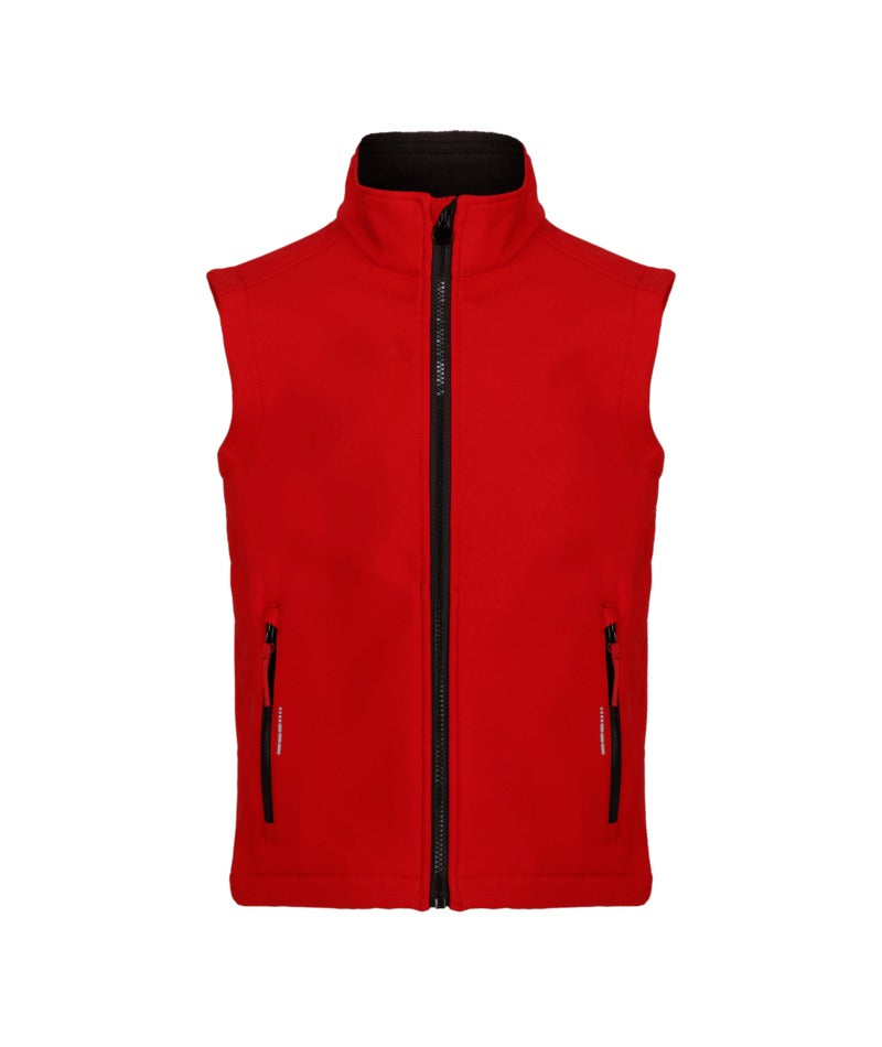Regatta Professional - Junior Ablaze Softshell Bodywarmer - Classic Red/Black