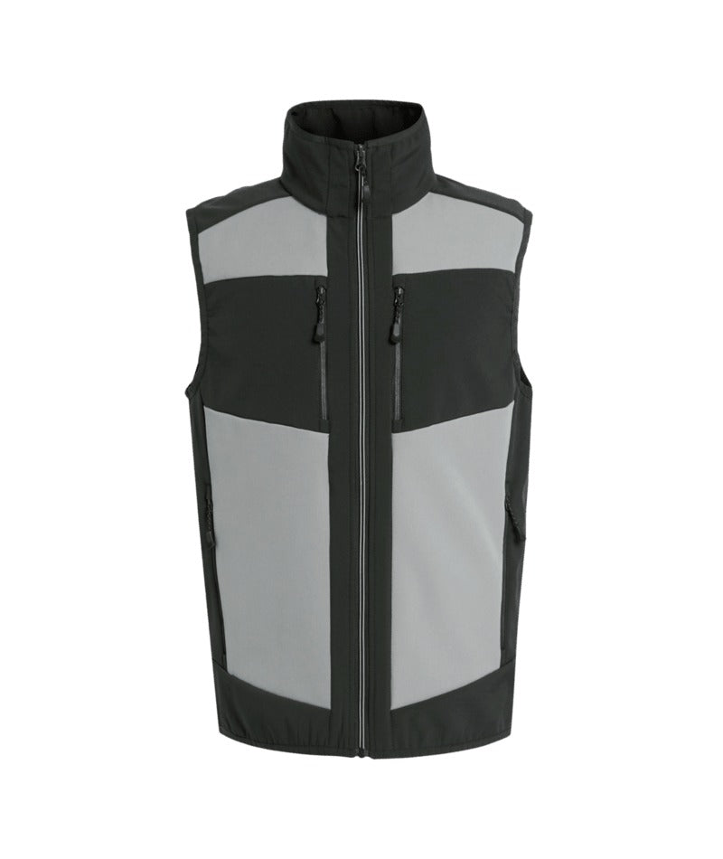 Regatta Professional - E-Volve 2-Layer Softshell Bodywarmer - Mineral Grey/Ash