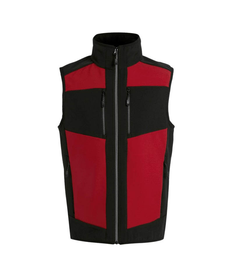 Regatta Professional - E-Volve 2-Layer Softshell Bodywarmer - ClassRed/Blk