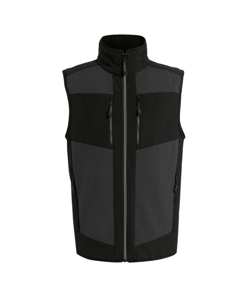 Regatta Professional - E-Volve 2-Layer Softshell Bodywarmer - Ash/Black