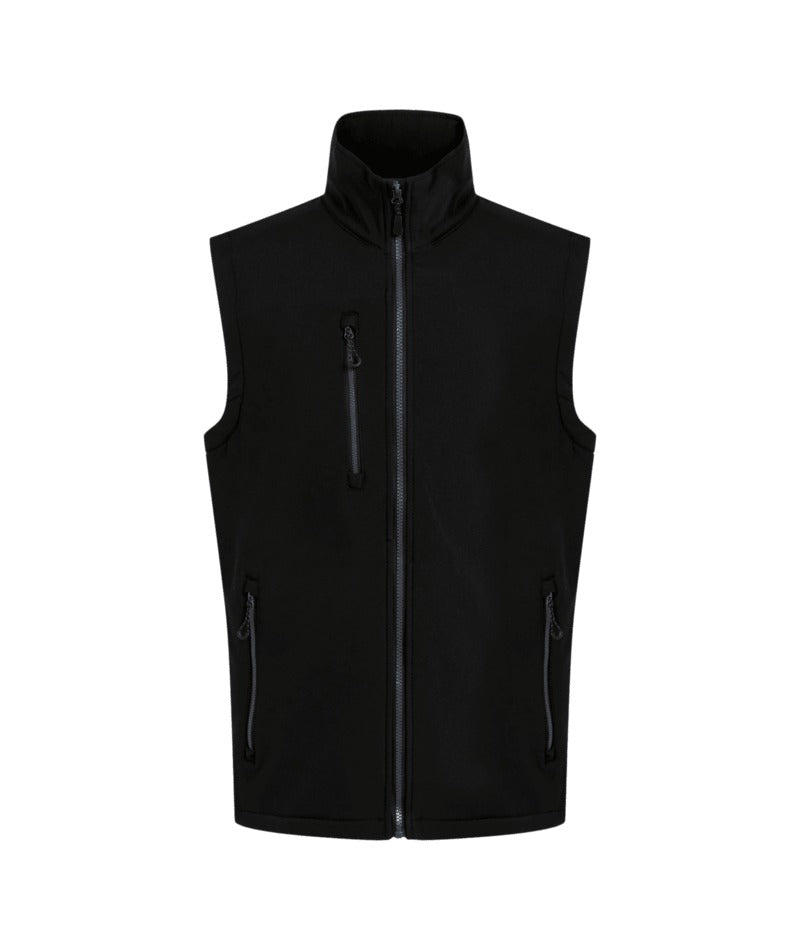 Regatta Professional - Navigate 2-Layer Softshell Bodywarmer - Black/Sealgr