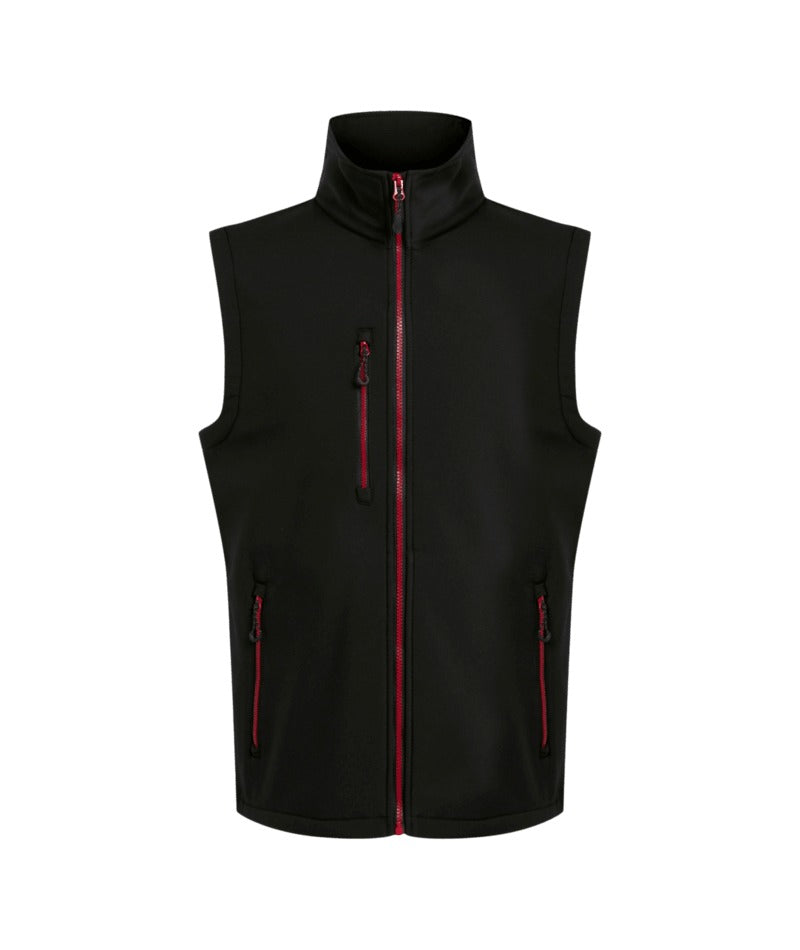 Regatta Professional - Navigate 2-Layer Softshell Bodywarmer - Blk/ClssicRd
