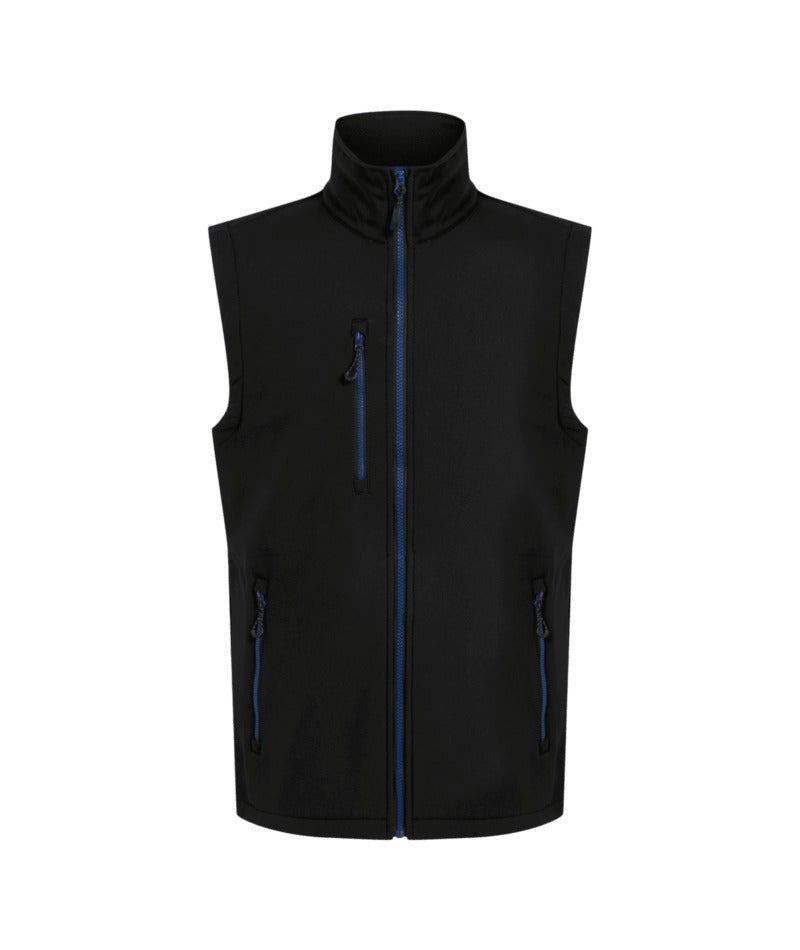 Regatta Professional - Navigate 2-Layer Softshell Bodywarmer - Black/New Royal