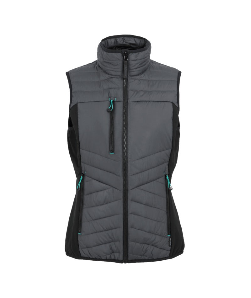 Regatta Professional - Womens Ada Hybrid Bodywarmer - Seal Grey/Black