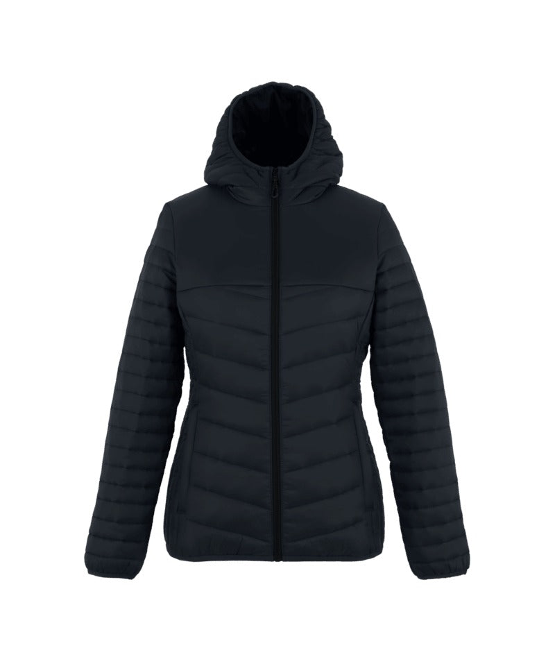 Regatta Professional - Womens Loftlite Hooded Baffle Jacket - Seal Grey/Black