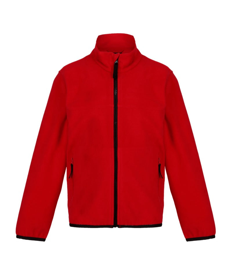 Regatta Professional - Kids' Full Zip Micro Fleece - Classic Red