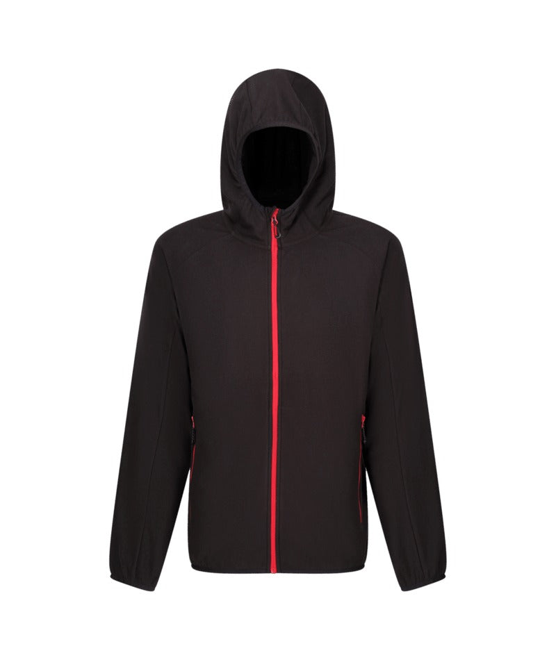 Regatta Professional - Men's Navigate Full-Zip Fleece - Blk/ClssicRd