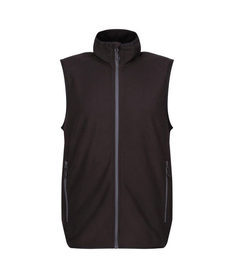 Regatta Professional - Navigate Lightweight Fleece Bodywarmer - Black/Sealgr