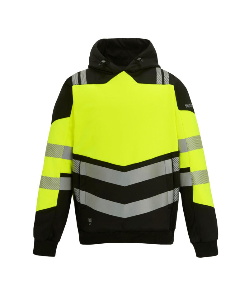 Regatta Professional - Hi-Vis X-Pro Hoodie - Class 2 - Black/Yellow