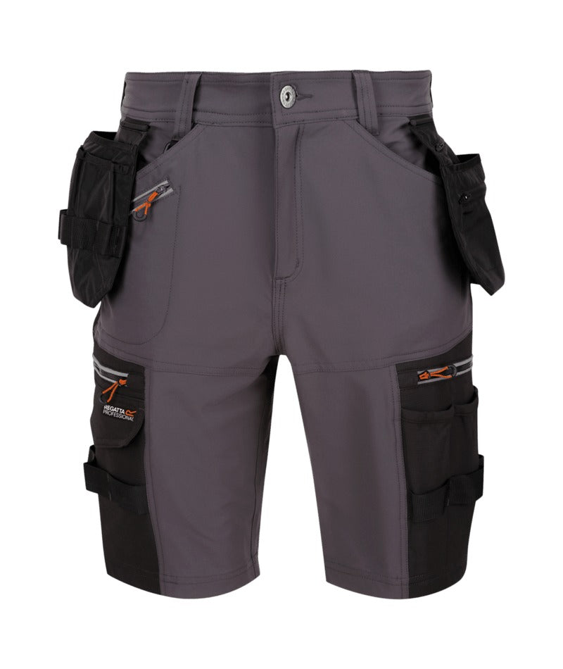 Regatta Professional - Infiltrate Stretch Shorts with Detachable Holsters - Iron/Black