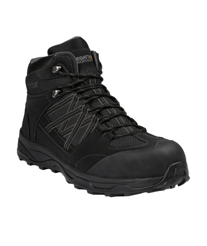 Regatta Professional - Men's Claystone Safety Hiker - Black/Granit