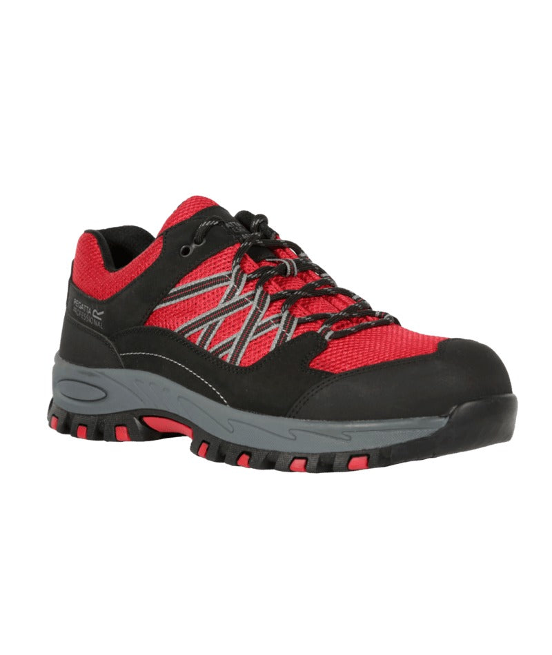 Regatta Professional - Sandstone Safety Hiker Shoes Sb Src - Red/Black