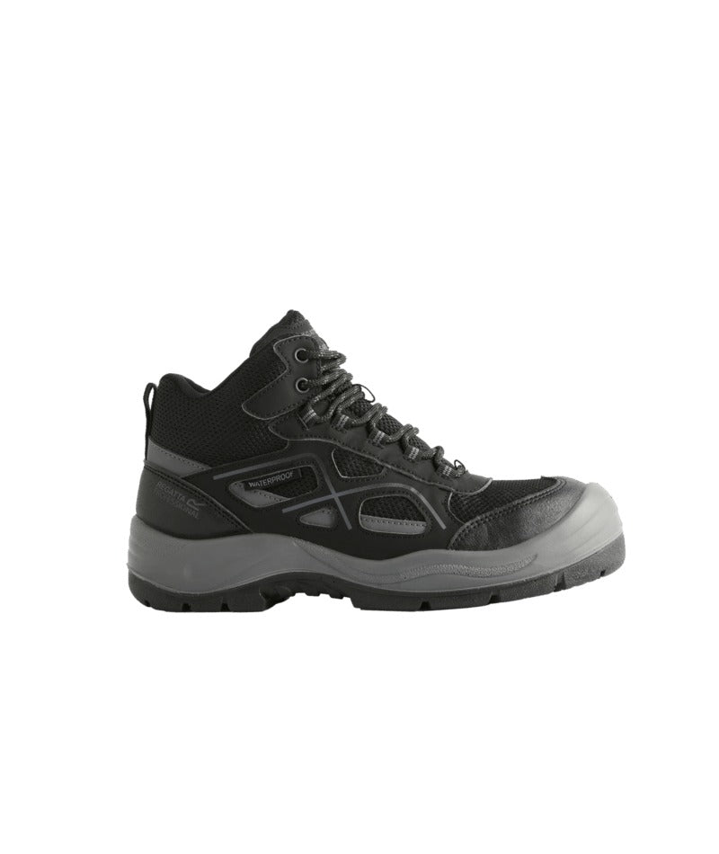 Regatta Professional - Limestone Waterproof Safety Hiker Boots S6 SR - Black/Granit