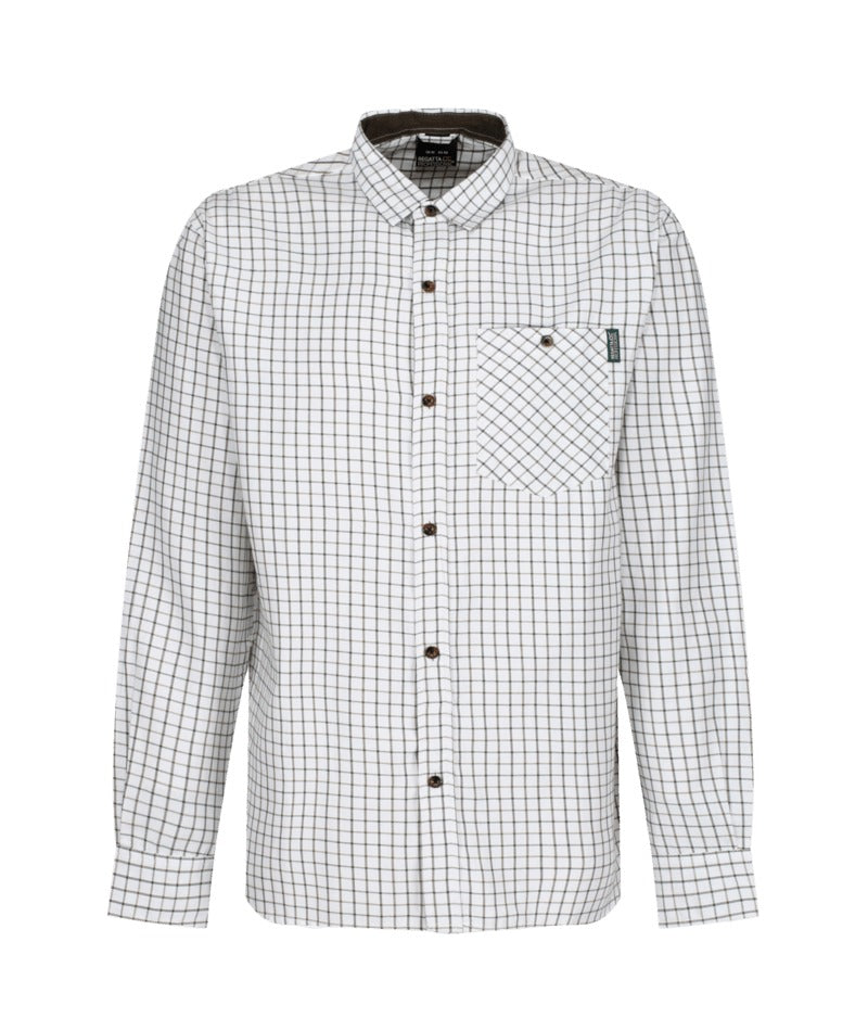 Regatta Professional - Men's Tattersall Check Shirt - Green Check