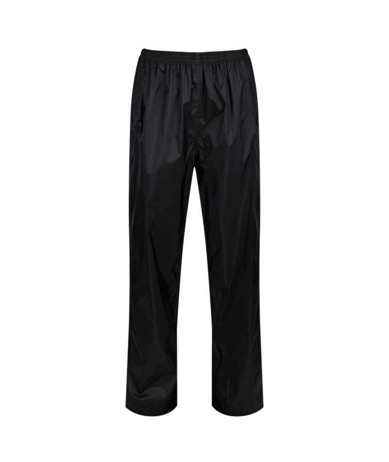 Regatta Professional - Womens Packaway Waterproof Trousers - Black