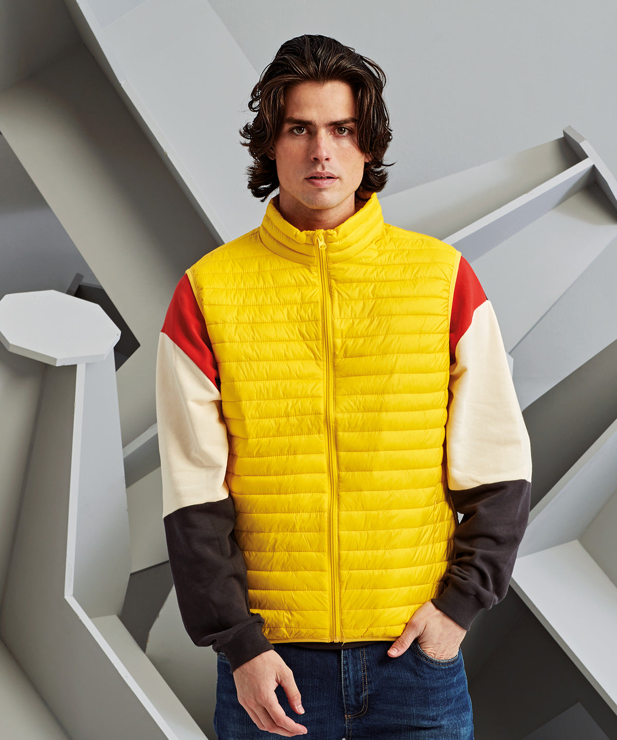 2786 Tribe fineline padded gilet, lifestyle photo