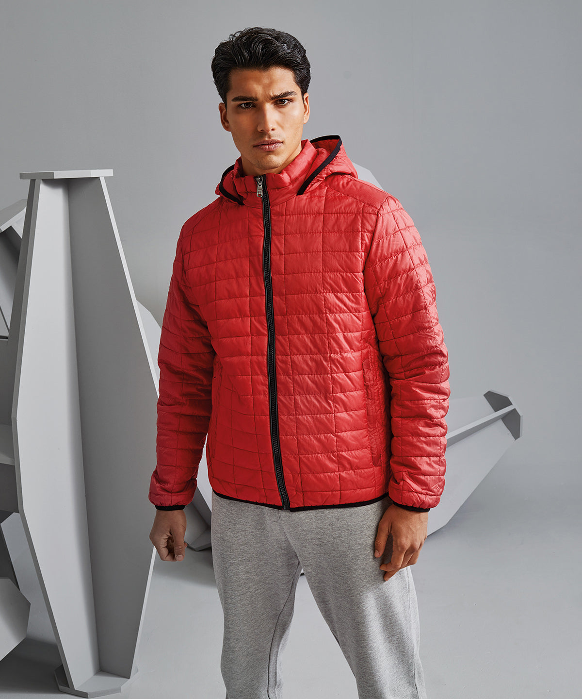 2786 Honeycomb hooded jacket, lifestyle photo