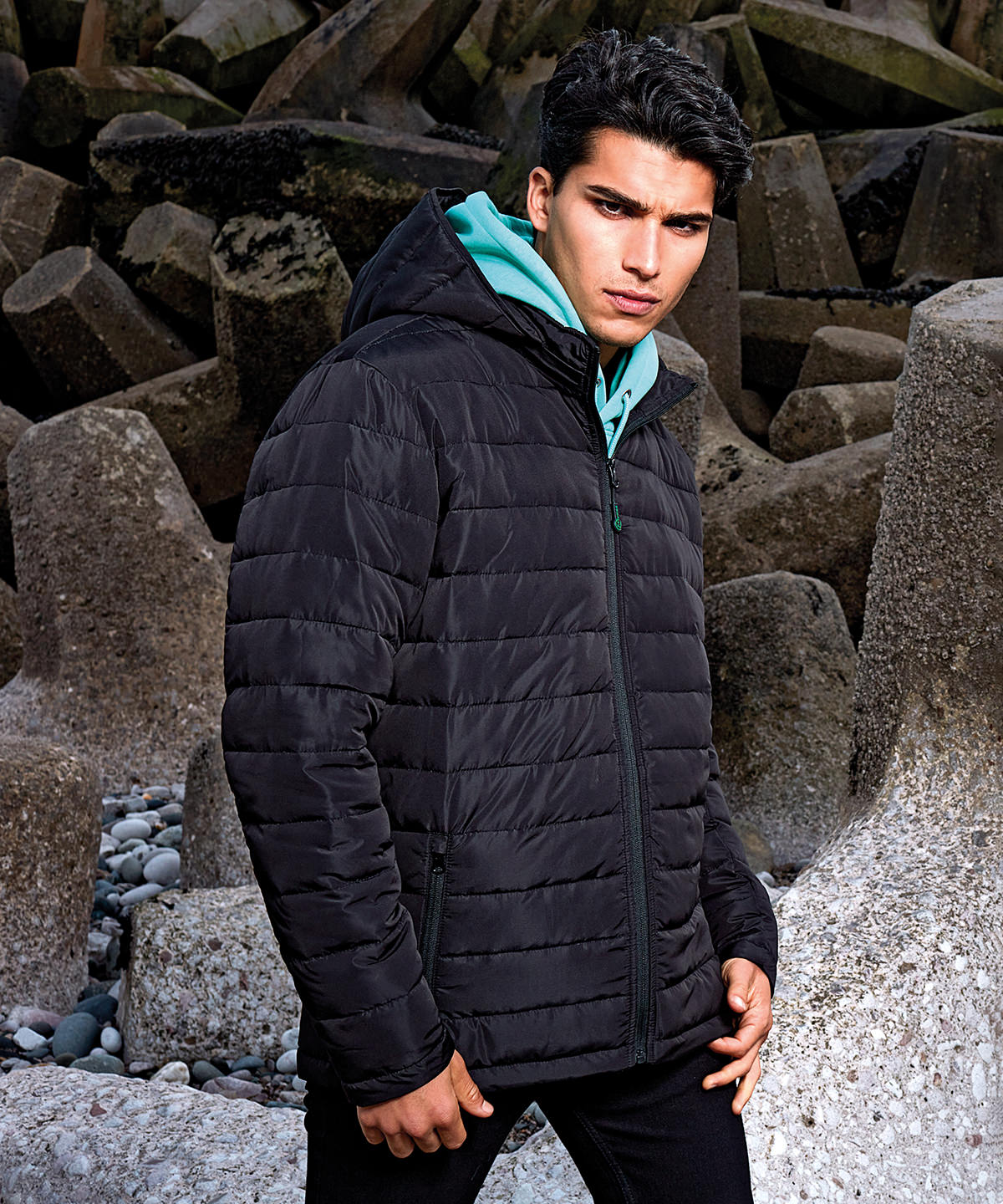 2786 Delmont recycled padded jacket, lifestyle photo