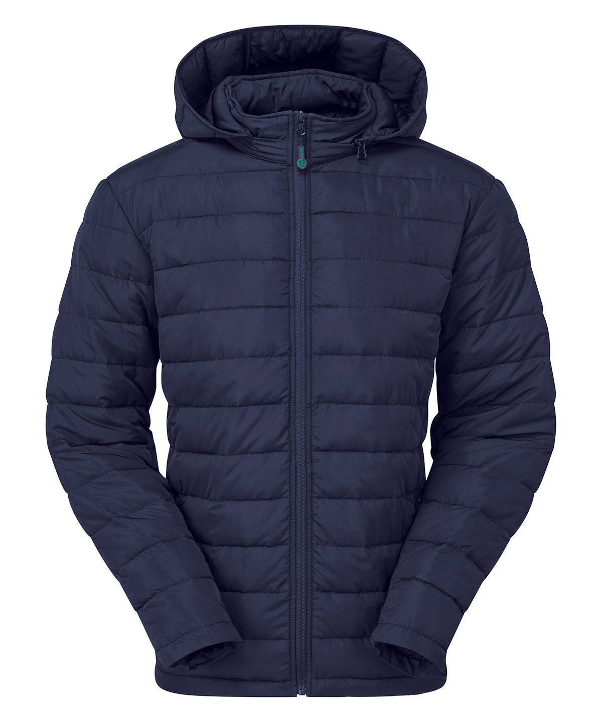 2786 Delmont recycled padded jacket in Navy, front view
