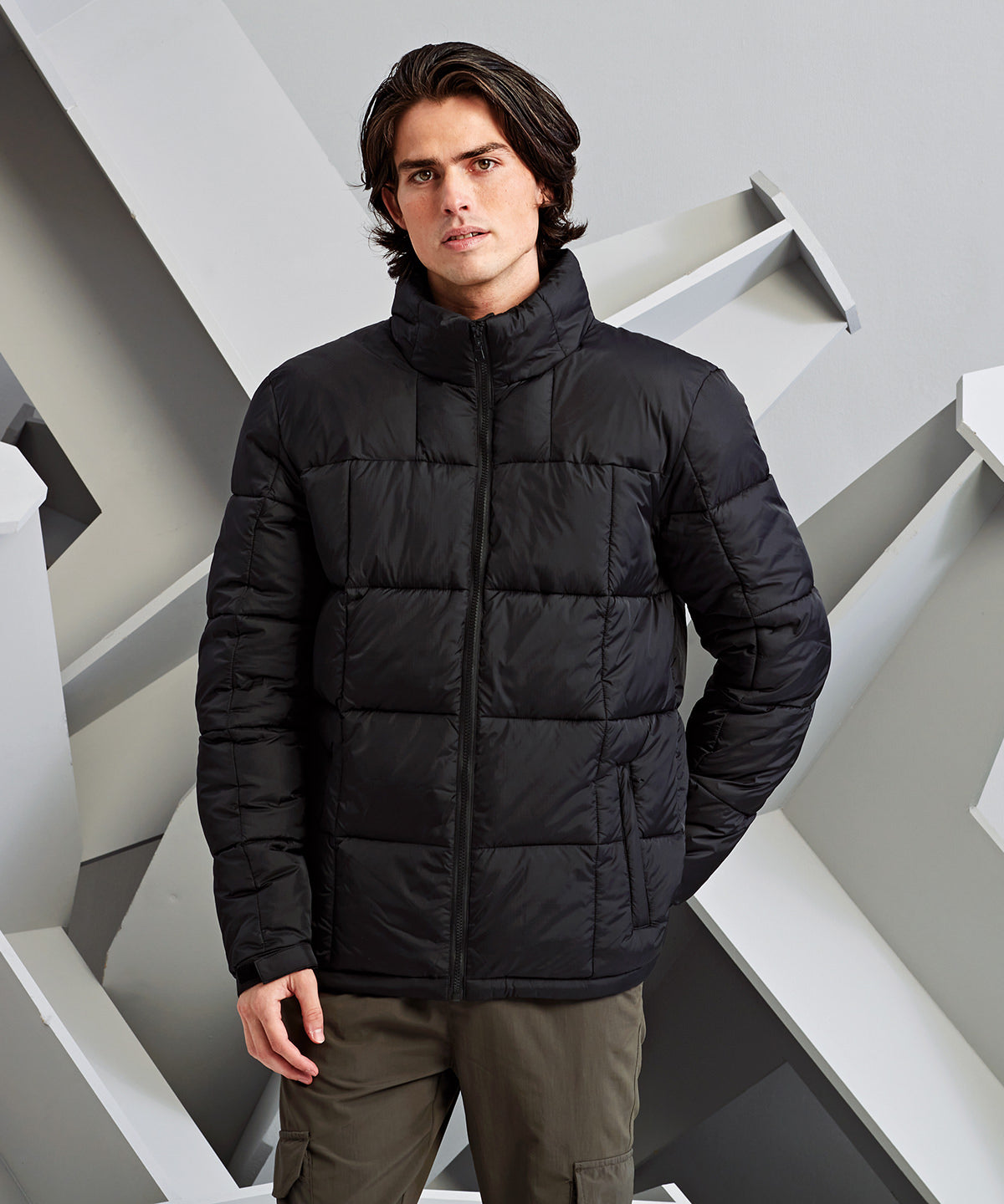 2786 Fourteener box quilt jacket, lifestyle photo