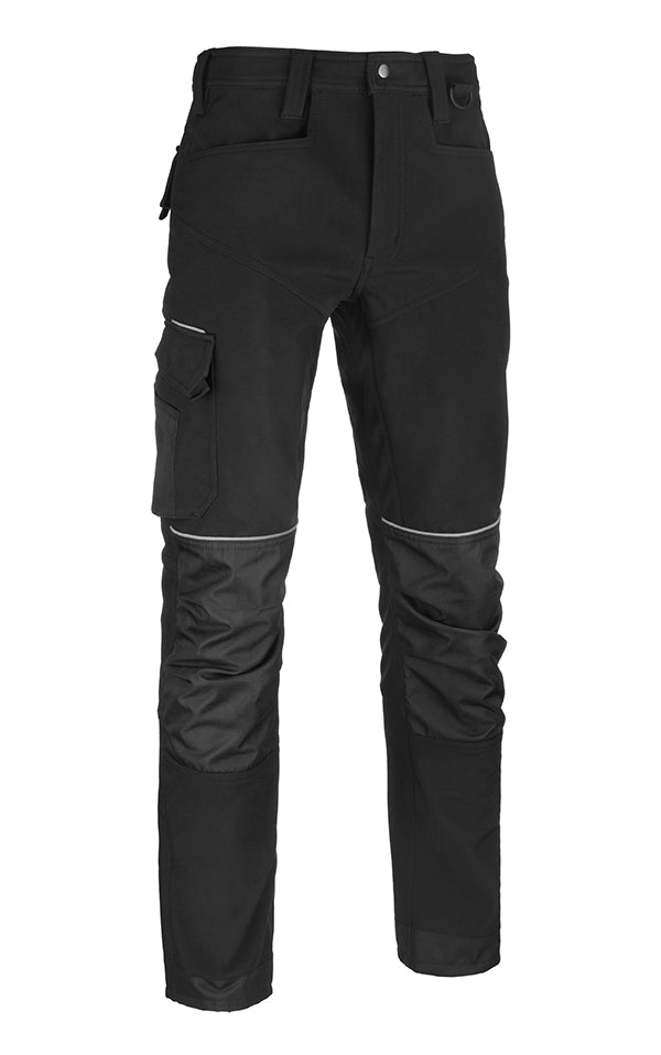 Click Beeswift Tornio Fleece Lined Soft Shell Stretch Work Trousers, main product image