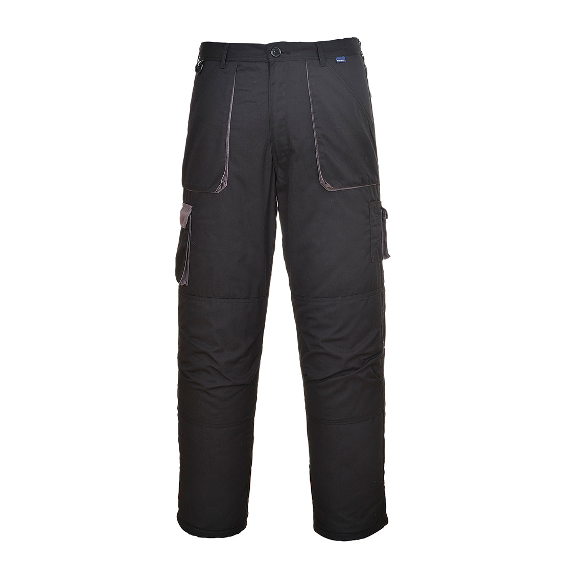 Portwest Texo Contrast Trousers in Black Tall, image 2