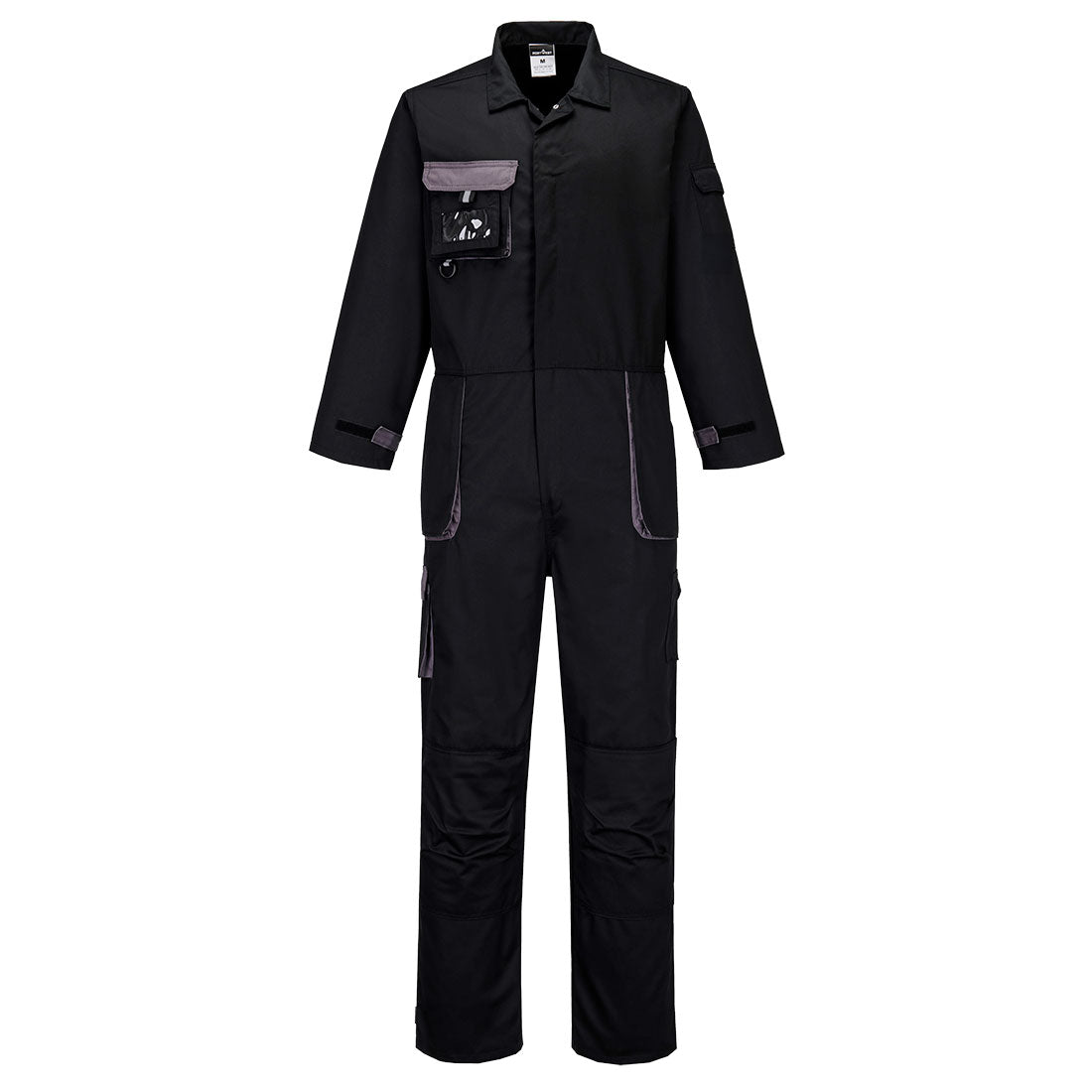 Portwest Texo Contrast Coverall in Black, main product image