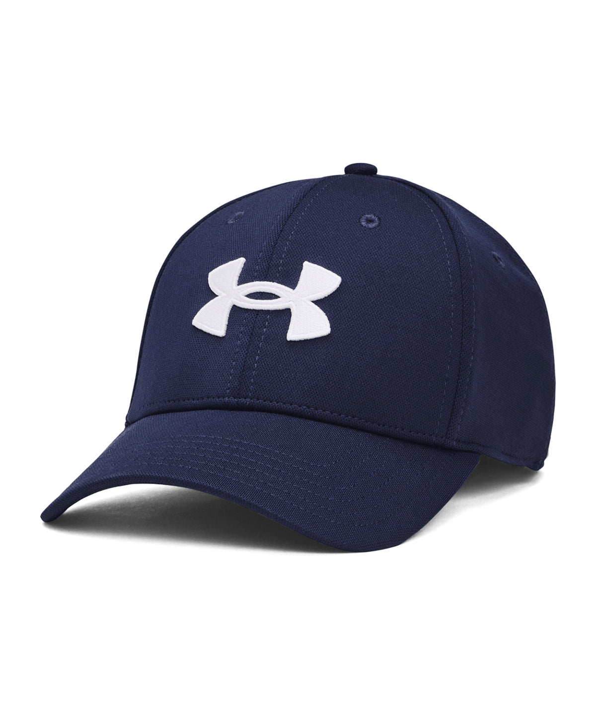 Under Armour UA Blitzing cap in Midnight Navy/White, front view