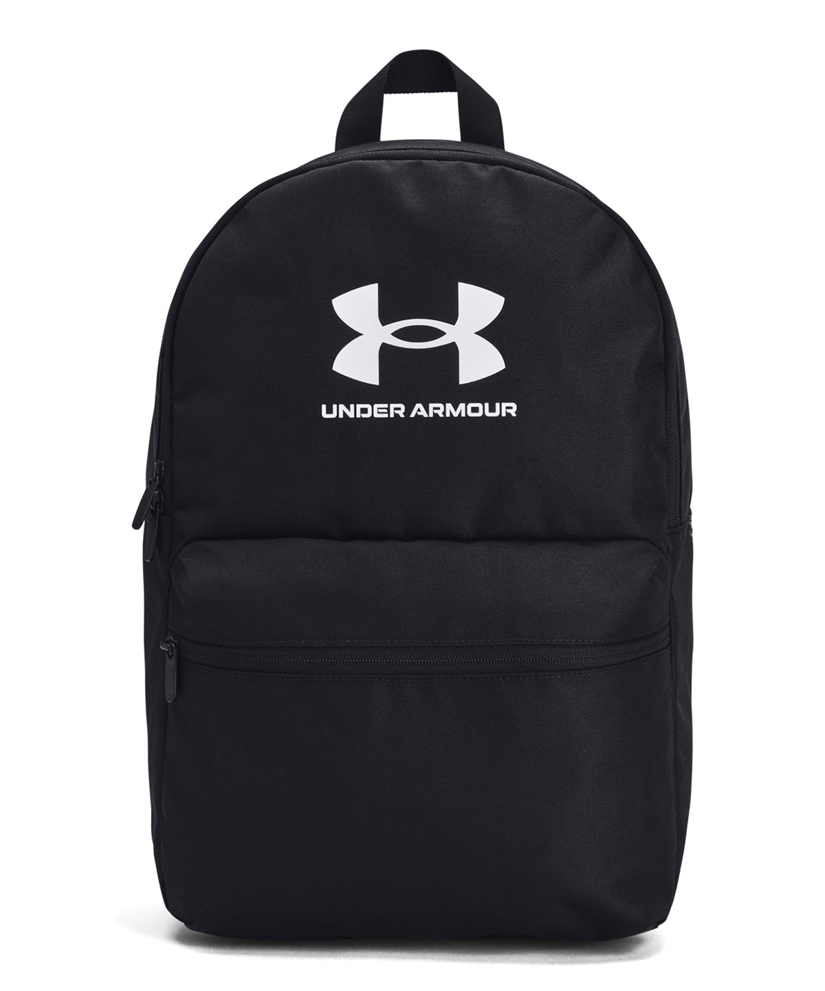 Under Armour UA Loudon lite backpack in Black/White, front view