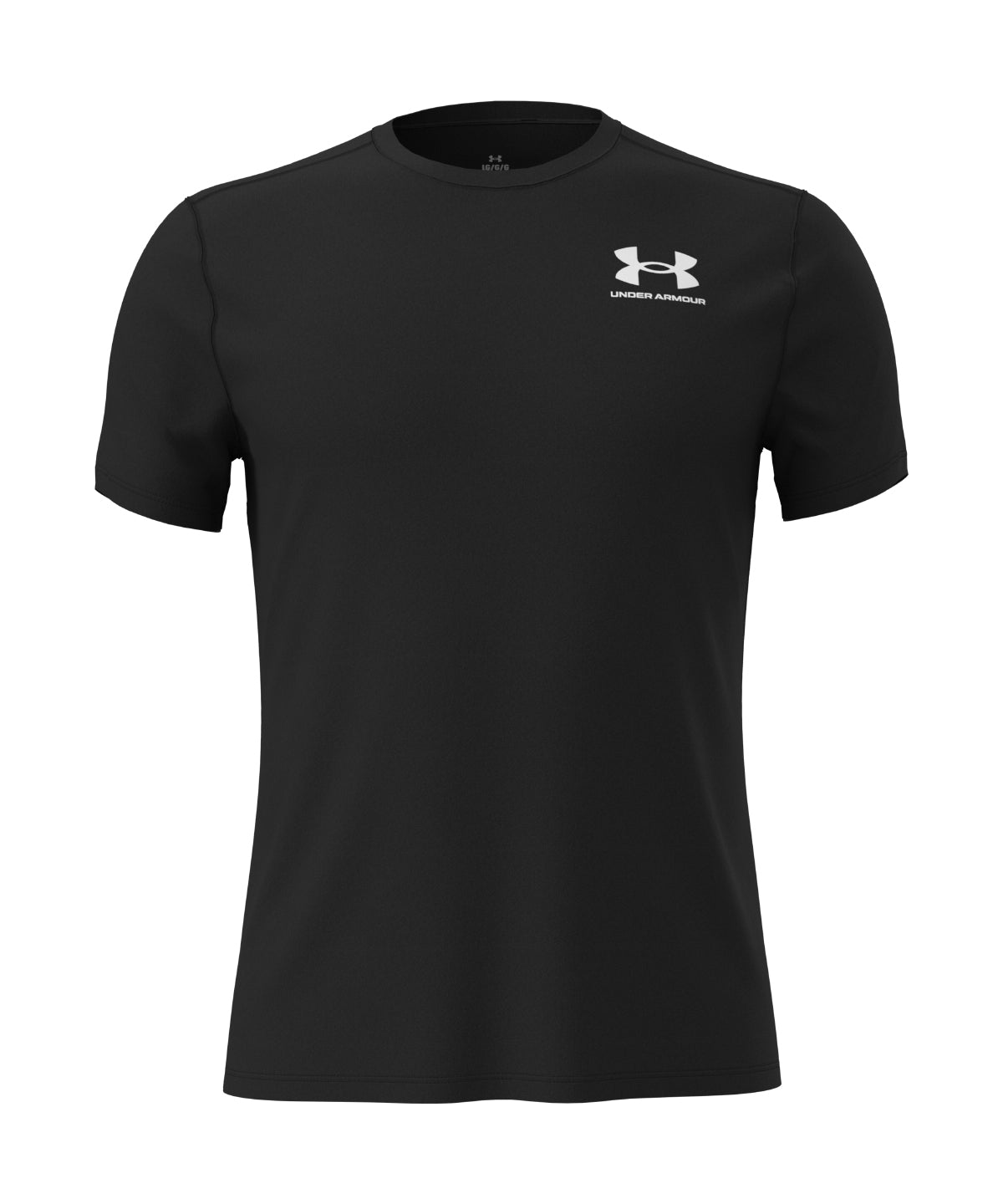 Under Armour HeatGear fitted t-shirt in Black, front view