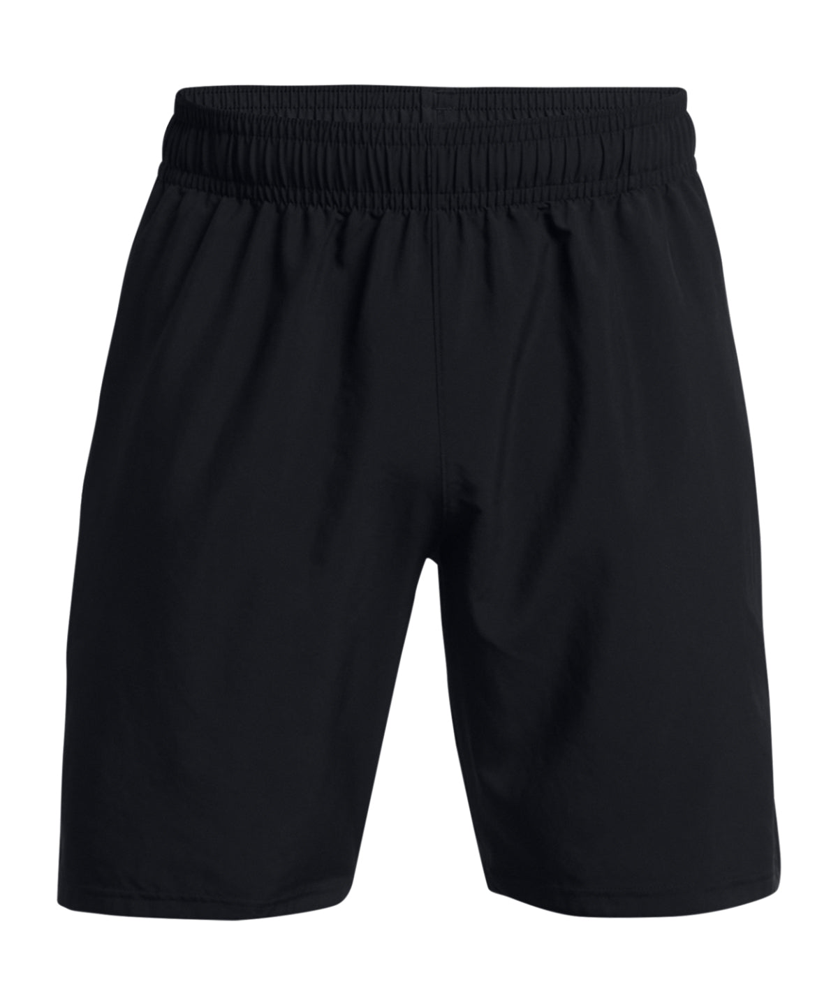 Under Armour Tech woven wordmark shorts in Black, front view