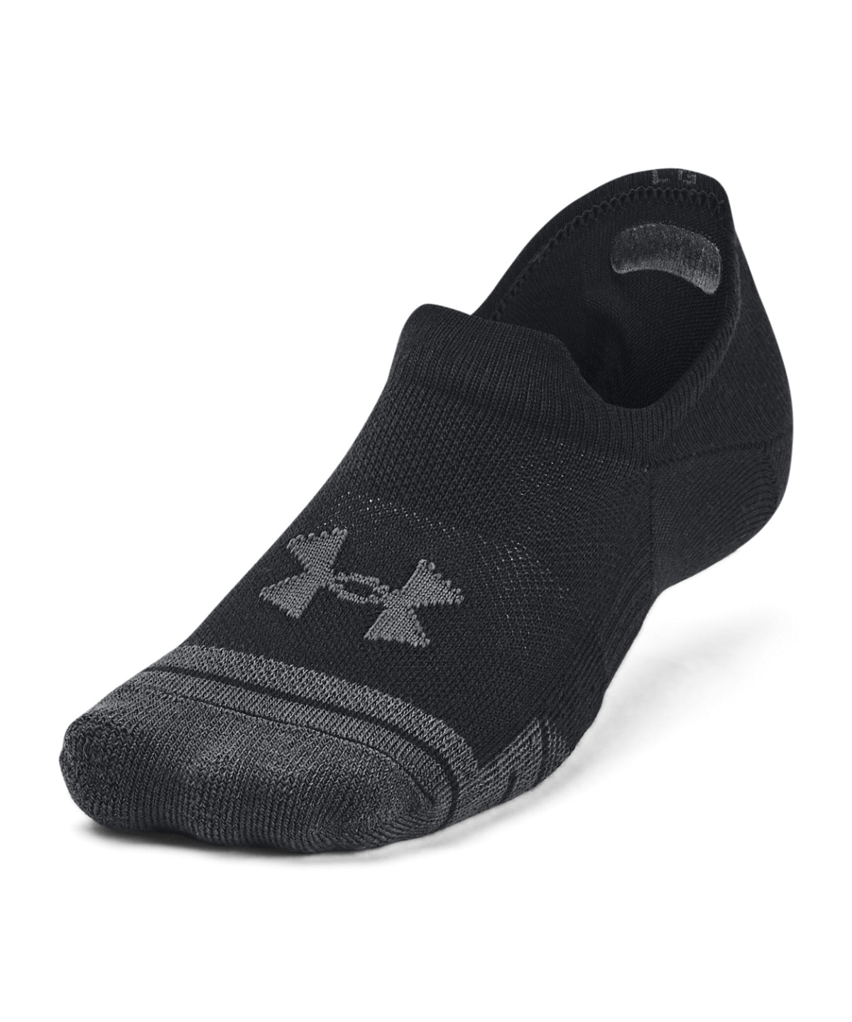Under Armour Ultra-low training socks (3-pack) in Black, front view